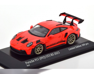 PORSCHE 911 (992) GT3 RS (2023), light red-black