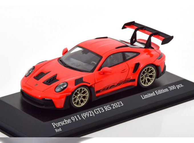 PORSCHE 911 (992) GT3 RS (2023), light red-black