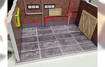 DIORAMA Classics Garage with illumination without modelcar