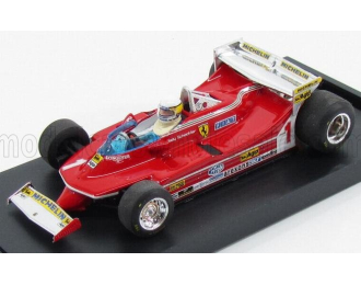 FERRARI F1 312t5 №1 Monaco Gp (1980) J.scheckter + Pilot, Red