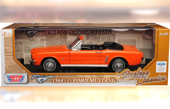 FORD Mustang Convertible (1964). orange