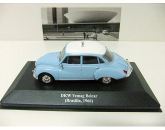 DKW Vemag Belcar (Brasilia, 1966), Collection Les Taxis du monde, blue / white