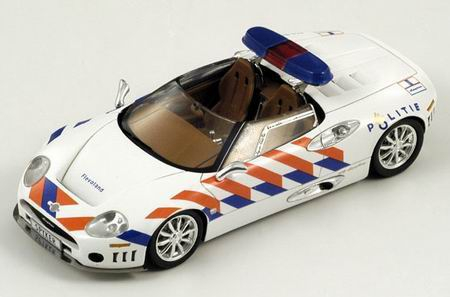 SPYKER C8 Spyder Dutch Police (2008), white