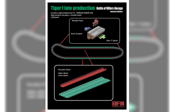 Сборная модель Танк Tiger I (поздний) "Бой у Виллер-Бокажа", ограниченная серия