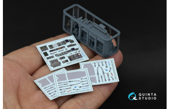 3D Декаль интерьера кабины Lynx Mk88A (Airfix) (с 3D-печатными деталями)