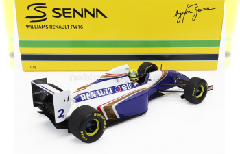 WILLIAMS F1 Fw16 Team Rothmans Renault N2 Test Season (1994) Ayrton Senna, Blue White