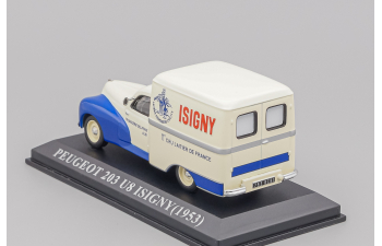 PEUGEOT 203 U8 Isigny (1953), blue / biege