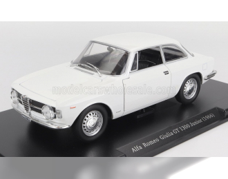 ALFA ROMEO Giulia Gt 1300 Junior (1966) - Con Vetrina - With Showcase, White