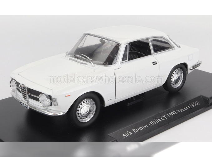 ALFA ROMEO Giulia Gt 1300 Junior (1966) - Con Vetrina - With Showcase, White