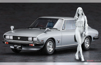 Сборная модель Isuzu 117 Coupe Поздняя версия (☆☆XE) с крутой фигурой девушки-красавицы