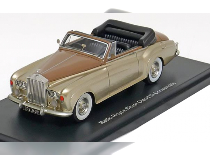 ROLLS ROYCE Silver Cloud 3 Convertible (1964), golden brown