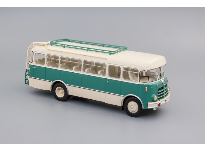 BERLIET PLA bus (1955), creme green