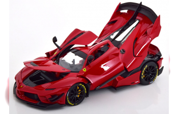 FERRARI FXX-K Evo Hybrid 6 3 V12 (2018), dark red / black