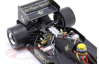 LOTUS 97T #12 GP Monaco Formula 1 Ayrton Senna (1985) + книга (1985)