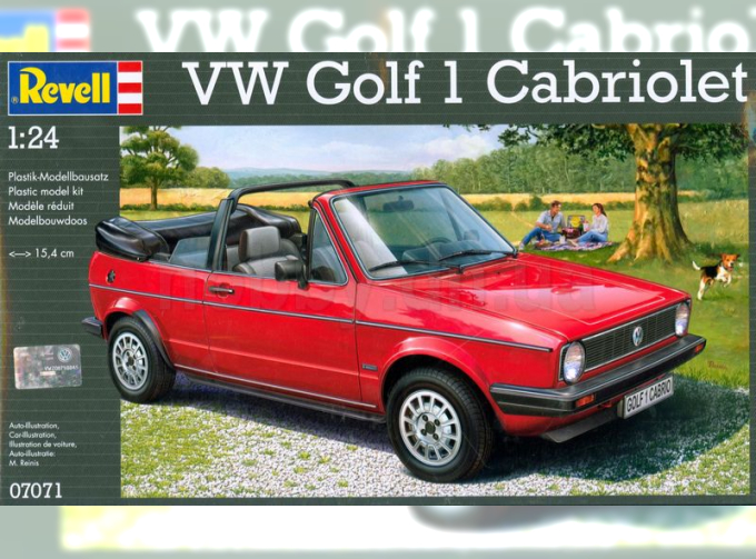 Сборная модель VOLKSWAGEN Golf 1 кабриолет