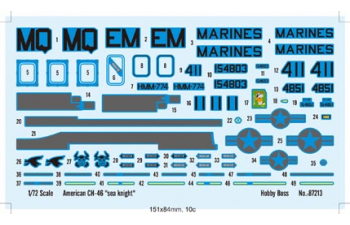 Сборная модель Вертолет CH-46D Seaknight