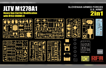 Сборная модель Бронеавтомобиль JLTV M1278A1 С M153 CROWS II