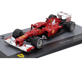 FERRARI F1 F2012 №5 Season (2012) Fernando Alonso - Con Vetrina - With Showcase, Red
