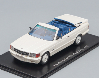 MERCEDES-BENZ 500SEC AMG BB Magic Top Convertible (1985), metallic white