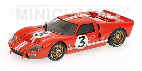 FORD GT MK II · 24H LE MANS ·(Dan Gurney - Jerry Grant) 1966, red