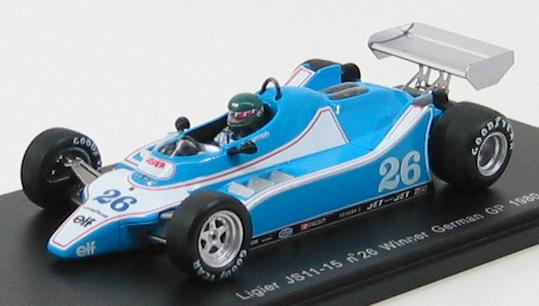 Ligier JS11-15 #26 Winner German GP 1980