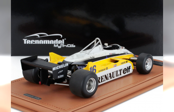 RENAULT F1 Re30b V6 Turbo Team Renault Elf №16 Winner France Gp (1982) Rene Arnoux, White Yellow Black