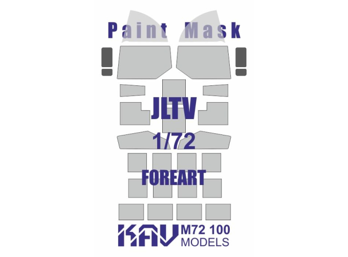 Маска окрасочная на JLTV (Foreart)