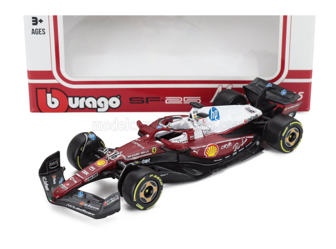 FERRARI F1 Sf-25 Team Scuderia Ferrari Hp №16 Monza Italy Gp (2025) Charles Leclerc - Niki Lauda 50th Anniversary World Champion, Red White