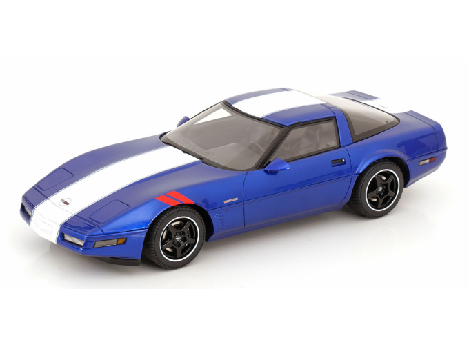 CHEVROLET Corvette C4 Grand Sport (1996), blue metallic/ white