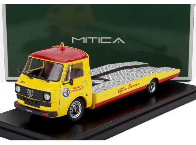ALFA ROMEO A12 (f12) Carro Attrezzi Seconda Serie (1977) - Tow Truck - Abschleppwagen - Depanneuse, Yellow Red