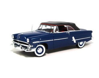 FORD Crestline Sunliner cabriolet soft-top closed (1953), blue