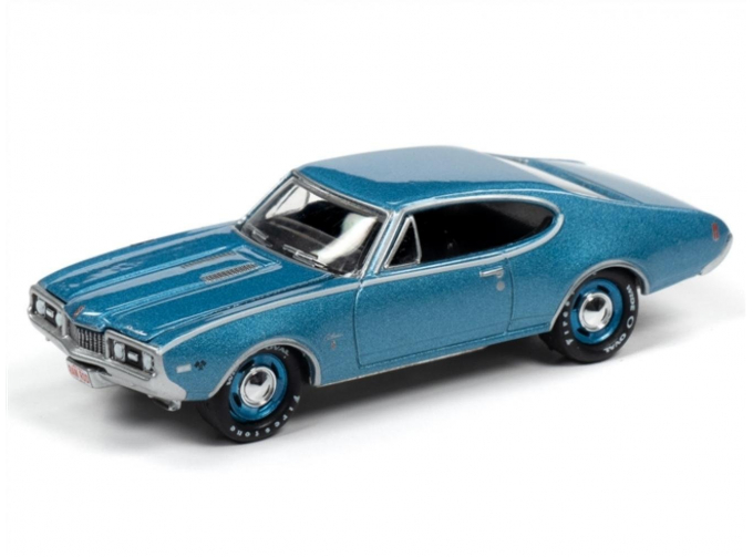 OLDSMOBILE Cutlass W31 Ram Rod Saphire Blue Metallic 1968