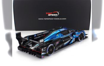 ACURA Arx-06 Gtp 2.4l Twin Turbo V6 Team Wayne Taylor Racing Andretti №10 Imsa 24h Daytona 2024 Filipe Albuquerque - Ricky Taylor - Brendon Hartley - Marcus Ericsson, Blue Black