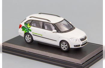 Skoda Fabia II Combi (2007) White "Green Line"