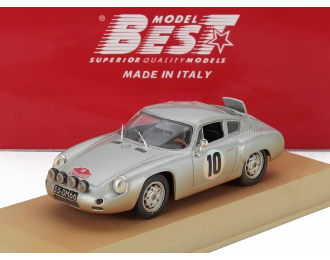 PORSCHE 1600 Gs Abarth Team Pablo Picasso (night Version) №10 Rally Dos Catalunas (dirty Version) (1965) Hospitalier - Pirie, Silver