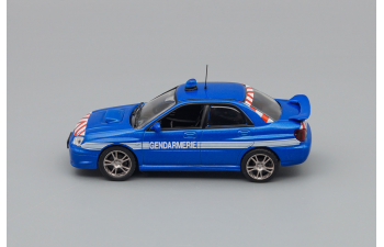 SUBARU Impreza Полиция Франции, Полицейские Машины Мира 4, blue