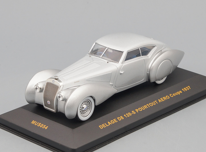 DELAGE D8 120-S Pourtout Aero Coupe (1937), silver