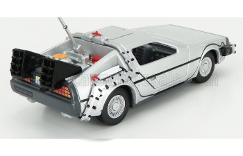 DE LOREAN Time Machine With Figure - Back To The Future 1 - Ritorno Al Futuro 1, Silver