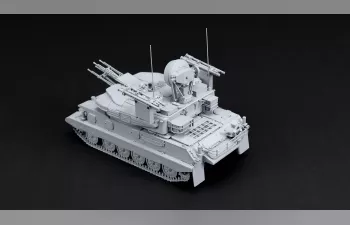 Сборная модель Советская четырехствольная зенитная установка ZSU-23-4 M2/M4