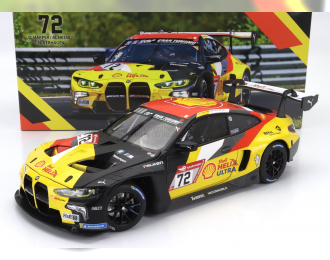 BMW 4-series M4 Gt3 Team Bmw Junior №72 24h Nurburgring (2023) Dan Harper - Max Hesse - Neil Verhagen, Black Yellow Red