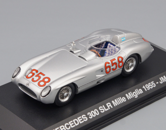 MERCEDES-BENZ 300 SLR No.658 Mille Miglia Juan Manuel Fangio (1955), silver