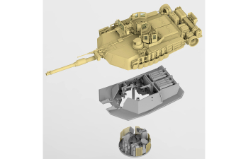 Сборная модель M1A2 SEP Abrams TUSK I /TUSK II with full interior