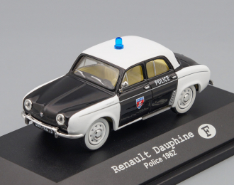 RENAULT Dauphine Police 1962, white / black