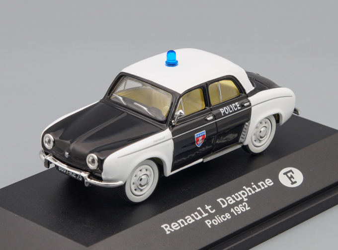 RENAULT Dauphine Police 1962, white / black