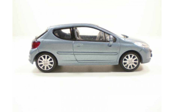 PEUGEOT 207, Городские 1:43, серо-голубой