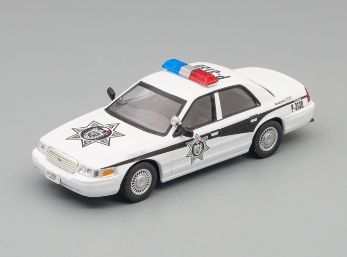 FORD Crown Victoria Полиция Мексики, Полицейские Машины Мира 36, белый