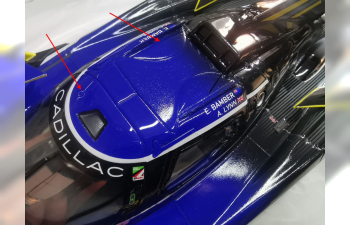 (Уценка!) CADILLAC V-series R 5.5l V8 Team Cadillac Racing N 02 24h Daytona (2023) E.Bamber - A.Lynn - R.Westbrook, Blue Black