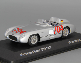 MERCEDES-BENZ 300 SLR #704 W198 II Herrmann / Eger (Mille Miglia 1955), silver