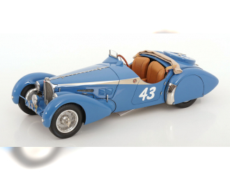 BUGATTI Typ 57 SC Corsica Roadster Sport Version (1938), blue