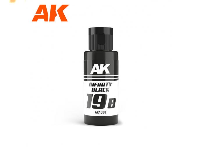 Краска акриловая Dual Exo 19B - Infinity Black, 60ml